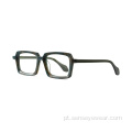 Unisex vintage acetato óptico óculos frame óculos